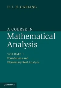 Buy A Course in Mathematical Analysis (English, D. J. H. Garling) — BookShops.in