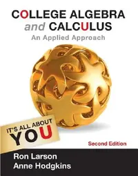 Buy College Algebra and Calculus (English, Ron Larson | Anne V. Hodgkins) — BookShops.in