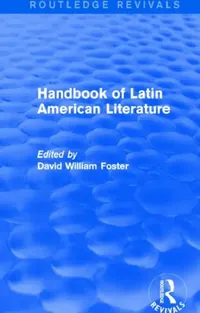 Buy Handbook of Latin American Literature (Routledge Revivals) (English, David William Foster) — BookShops.in