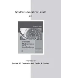 Buy Student's Solutions Guide for Discrete Mathematics and Its Applications (English, Kenneth H. Rosen) — BookShops.in
