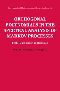 Buy Orthogonal Polynomials in the Spectral Analysis of Markov Processes (English, Manuel Domínguez de la Iglesia) — BookShops.in