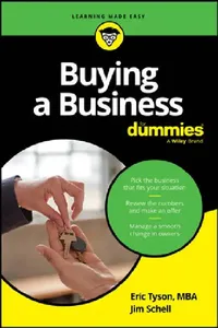 Buy Buying a Business for Dummies (English, Eric Tyson) — BookShops.in
