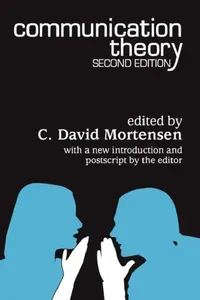 Buy Communication Theory (English, C. David Mortensen) — BookShops.in