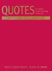Buy Quotes to Inspire Great Reading Teachers | by Cathy Collins Block | Susan E. Israel | Corwin Publishers | by Cathy Collins Block | Susan E. Israel | Corwin Publishers | by Cathy Collins Block | Susan E. Israel | Corwin Publishers | by Cathy Collins Block | Susan E. Israel | Corwin Publishers | by Cathy Collins Block | Susan E. Israel | Corwin Publishers | by Cathy Collins Block | Susan E. Israel | Corwin Publishers | by Cathy Collins Block | Susan E. Israel | Corwin Publishers | by Cathy Collins — BookShops.in