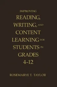 Buy Improving Reading, Writing, and Content Learning for Students in Grades 4-12 | by Rosemarye T. Taylor | Corwin Publishers | by Rosemarye T. Taylor | Corwin Publishers | by Rosemarye T. Taylor | Corwin Publishers | by Rosemarye T. Taylor | Corwin Publishers | by Rosemarye T. Taylor | Corwin Publishers | by Rosemarye T. Taylor | Corwin Publishers | by Rosemarye T. Taylor | Corwin Publishers | by Rosemarye T. Taylor | Corwin Publishers | by Rosemarye T. Taylor | Corwin Publishers | by Rosemarye T.  — BookShops.in