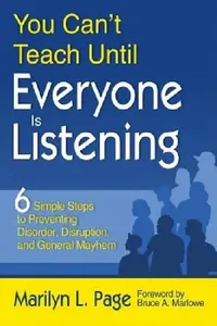 Buy You Can't Teach Until Everyone Is Listening (English, Marilyn L. Page) — BookShops.in