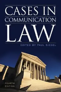 Buy Cases in Communication Law (English, Paul Siegel) — BookShops.in