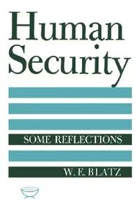 Buy Human Security (English, W. E. Blatz) — BookShops.in