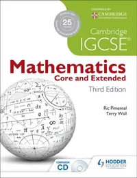 Buy Cambridge Igcse Mathematics Core and Extended 3ed + CD (English, Terry Wall | Ric Pimentel) — BookShops.in