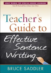 Buy Teacher's Guide to Effective Sentence Writing (English, Bruce Saddler) — BookShops.in