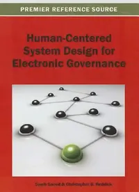 Buy Human-Centered System Design for Electronic Governance (English, Saqib Saeed | Christopher G. Reddick) — BookShops.in