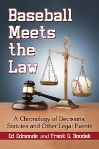 Buy Baseball Meets the Law (English, Ed Edmonds | Frank G. Houdek) — BookShops.in