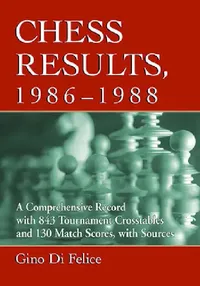 Buy Chess Results, 1986-1988 (English, Gino Di Felice) — BookShops.in