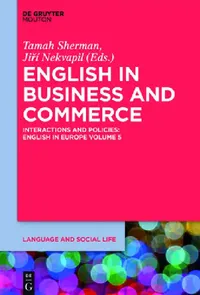Buy English in Business and Commerce (English, Tamah Sherman | Jiri Nekvapil) — BookShops.in