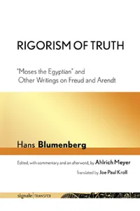 Buy Rigorism of Truth (English, Hans Blumenberg | Joe Paul Kroll | Ahlrich Meyer) — BookShops.in