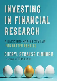 Buy Investing in Financial Research (English, Cheryl Strauss Einhorn | Tony Blair) — BookShops.in