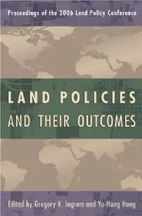 Buy Land Policies and Their Outcomes (English, Gregory K. Ingram | Yu-Hung Hong) — BookShops.in