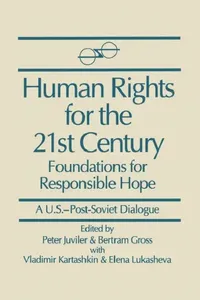 Buy Human Rights for the 21st Century (English, Peter Juviler | Bertram Gross | Vladimir Kartashkin) — BookShops.in