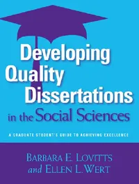 Buy Developing Quality Dissertations in the Social Sciences (English, Barbara E. Lovitts | Ellen L. Wert) — BookShops.in