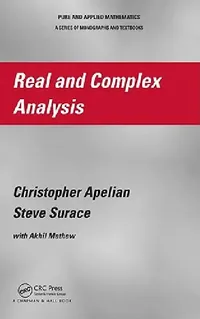 Buy Real and Complex Analysis (English, Christopher Apelian | Steve Surace) — BookShops.in