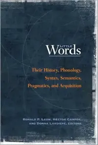 Buy Little Words (English, Ronald P. Leow | Héctor Campos | Donna Lardiere) — BookShops.in