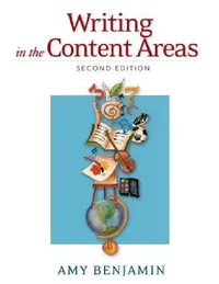 Buy Writing in the Content Areas (English, Benjamin Amy) — BookShops.in