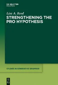 Buy Strengthening the Pro Hypothesis (English, Lisa A. Reed) — BookShops.in