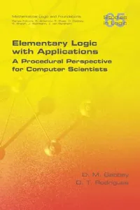 Buy Elementary Logic with Applications (English, D. M. Gabbay | O. T. Rodrigues) — BookShops.in
