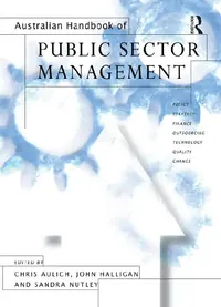 Buy Australian Handbook of Public Sector Management (English, Nutley Sandra | John Halligan | Sandra Nutley) — BookShops.in