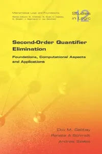 Buy Second Order Quantifier Elimination (English, D. M. Gabbay | R. Schmidt | A. Szalas) — BookShops.in