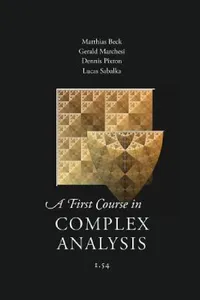 Buy A First Course in Complex Analysis (English, Matthias Beck | Et Al) — BookShops.in