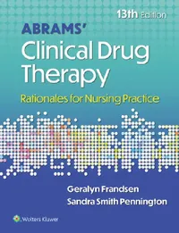 Buy Abrams' Clinical Drug Therapy (English, Geralyn Frandsen | Sandra Pennington) — BookShops.in