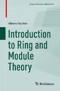 Buy Introduction to Ring and Module Theory (English, Alberto Facchini) — BookShops.in