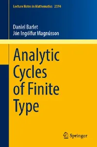 Buy Analytic Cycles of Finite Type (English, Daniel Barlet | Jón Ingólfur Magnússon) — BookShops.in