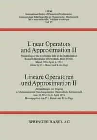 Buy Linear Operators and Approximation II / Lineare Operatoren Und Approximation II (English, Butzer | Nagy) — BookShops.in