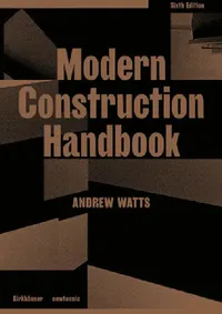 Buy Modern Construction Handbook (English, Andrew Watts) — BookShops.in