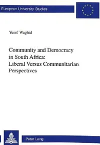 Buy Community and Democracy in South Africa (English, Yusef Waghid) — BookShops.in