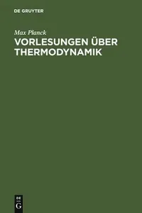 Buy Vorlesungen Uber Thermodynamik (English, Max Planck) — BookShops.in