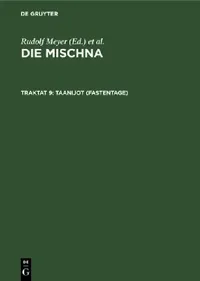 Buy Taanijot (Fastentage) by Dietrich Correns | De Gruyter German Hardcover | History of Religion Book — BookShops.in