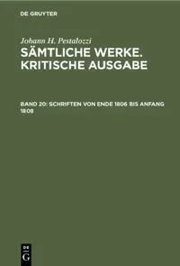 Buy Schriften Von Ende 1806 Bis Anfang 1808 by Artur Buchenau, Eduard Spranger, Hans Stettbacher – De Gruyter German Language Paperback 2nd Edition 1978 — BookShops.in