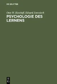 Buy Psychologie des Lernens (English, Otto W. Haseloff | Eduard Jorswieck) — BookShops.in