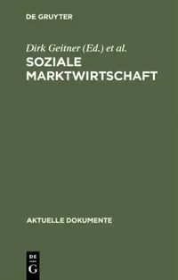 Buy Soziale Marktwirtschaft (English, Dirk Geitner | Peter Pulte) — BookShops.in