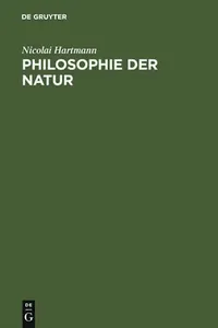 Buy Philosophie Der Natur (English, Nicolai Hartmann) — BookShops.in