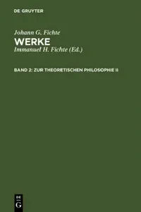 Buy Zur Theoretischen Philosophie II (English, Immanuel Hermann Fichte | Johann G. Fichte) — BookShops.in
