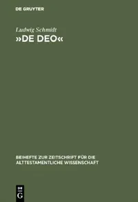 Buy De Deo (English, Ludwig Schmidt) — BookShops.in