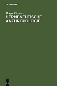 Buy Hermeneutische Anthropologie (English, Margot Fleischer) — BookShops.in