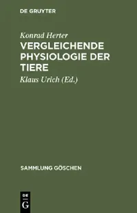 Buy Vergleichende Physiologie der Tiere (English, Konrad Herter | Klaus Urich) — BookShops.in