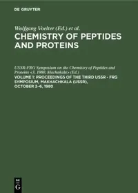 Buy Proceedings of the Third USSR - Frg Symposium, Makhachkala (Ussr), October 2-6, 1980 (English, Ussr-Frg Symposium on the Chemistry of P) — BookShops.in