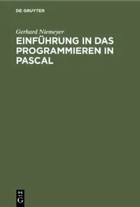 Buy Einführung in das Programmieren in PASCAL (English, Gerhard Niemeyer) — BookShops.in