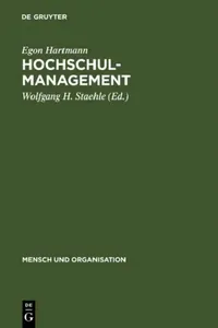 Buy Hochschulmanagement (English, Egon Hartmann | Wolfgang H. Staehle) — BookShops.in
